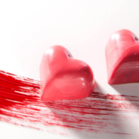 Chocolate World Fiji Mould   puffy heart Valentines