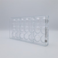 Chocolate World mould fiji squeezed hemisphere 8gm