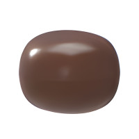 Chocolate World mould squeezed half sphere 8gm.