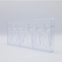 Chocolate world Hare bunny chocolate mould 100mm.