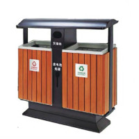 PPLAB337 double outdoor rubbish bin fiji v2