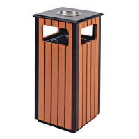 PPLAB394 single outdoor rubbish bin