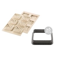 Silikomart Fiji Sand mini tarte mould