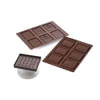 Silikomart Fiji slim santa cookie mould