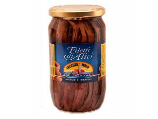 Vecchio Molo Italian Anchovie fillets in oil 700gm jar v2